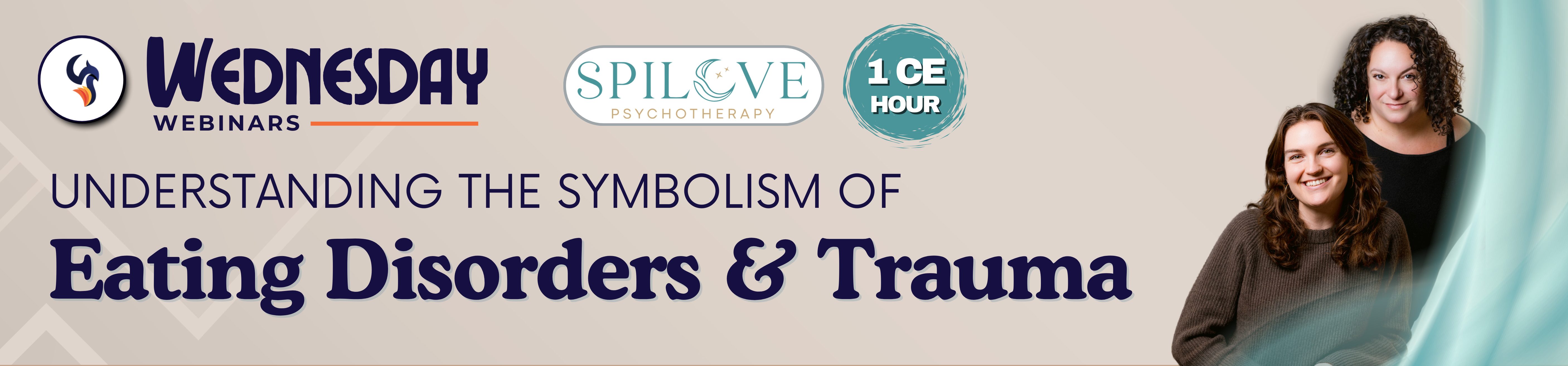 Eating Disorders and Trauma, Free Webinar, Continuing Education facilitated by Spilove and Phoenix Center