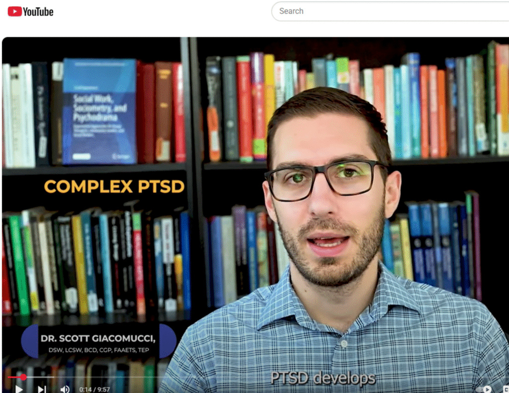 Dr. Scott Giacomucci, YouTube Channel Free Education on Trauma Therapy