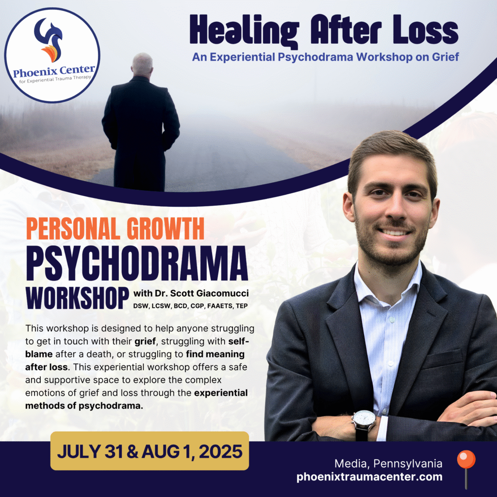 Client Psychodrama Workshop with Dr. Scott Giacomucci 2025. Healing After Loss