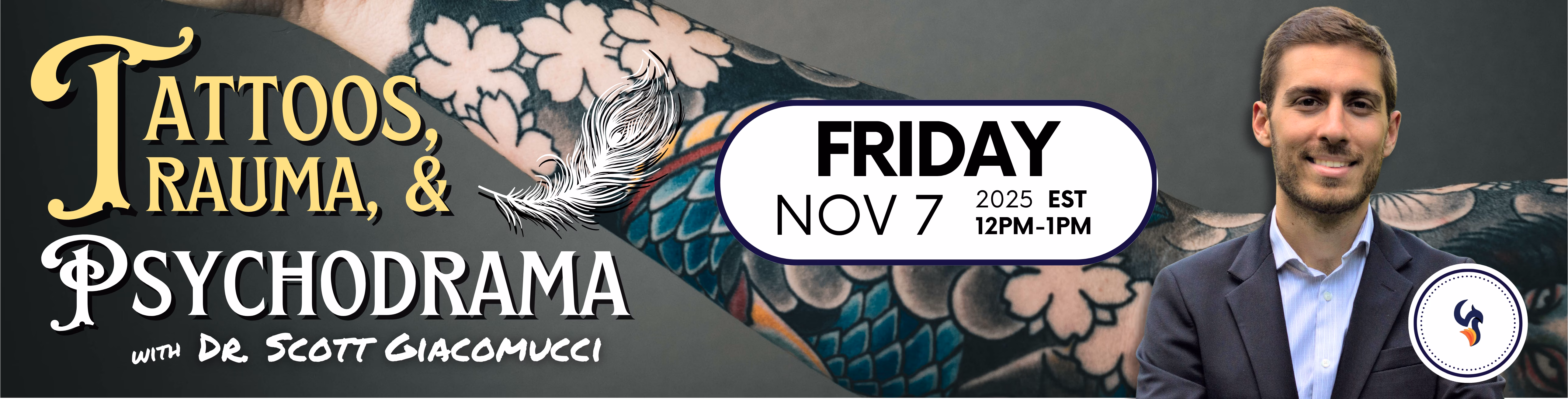 Tattoos, Trauma, and Psychodrama with Dr. Scott Giacomucci: Free Webinar